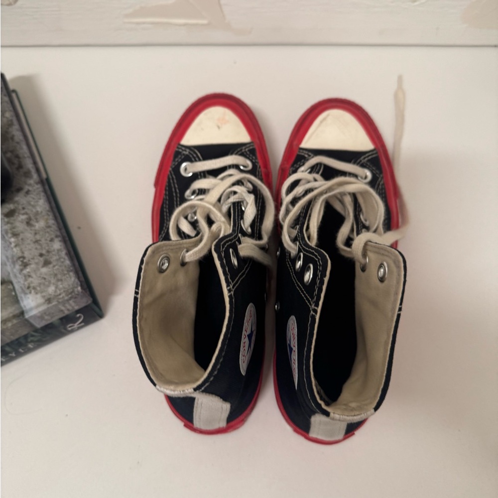 COMME des GARCONS PLAY Converse Red Sole high top women’s 6 - Picture 14 of 14